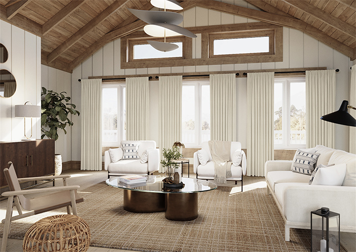 Grandeur, Pearl White - Made to Measure Curtains - Image 7